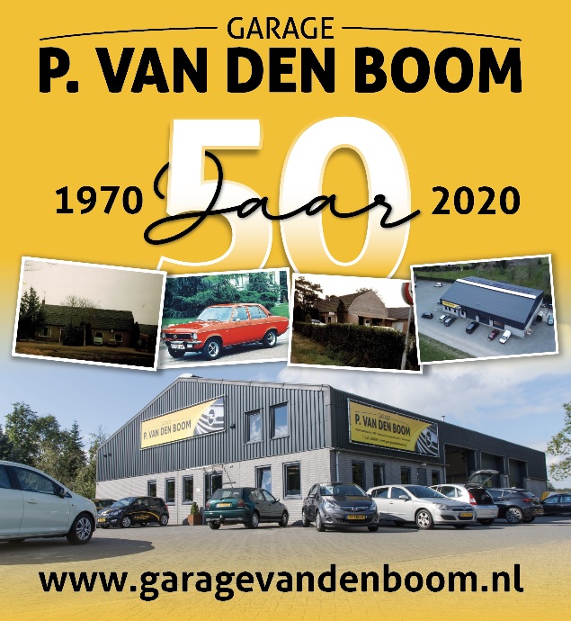 Garage P. van den Boom, 50 jaar jong!